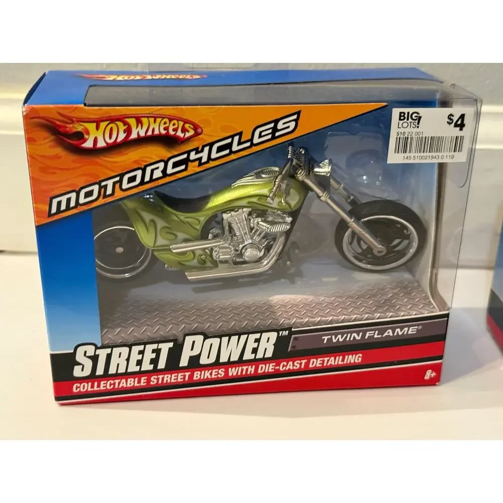 🏍️ Hot Wheels Motorcycles Lot of 4 Harley Davidson & Street Power Die Cast